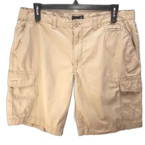J Ferrar Mens Tan Cargo Shorts Size 40 Cotton Casual Outdoor Adventure